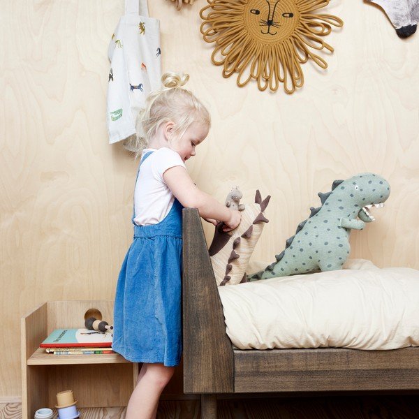 Sedia per bambini di colore naturale in rovere massiccio Arca – OYOY Mini-image-2