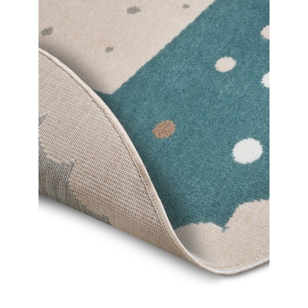 Tappeto blu per bambini ø 140 cm Crown - Hanse Home-image-3