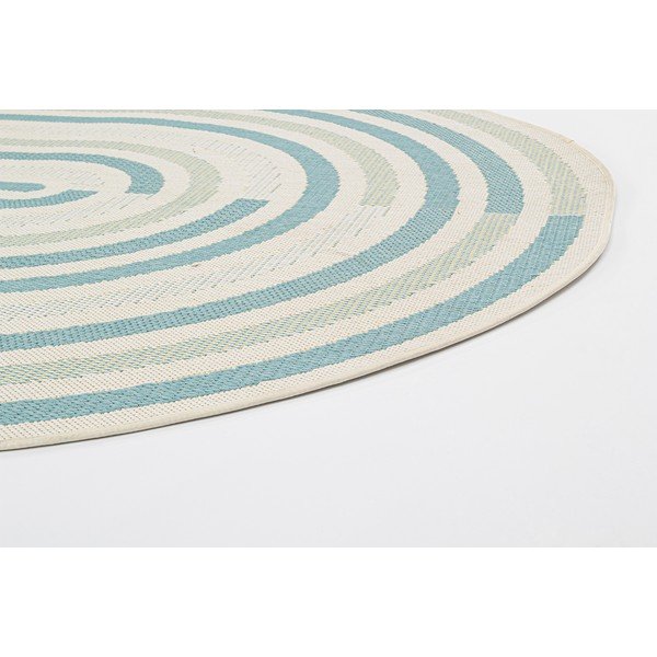 Tappeto da interno/esterno blu/color crema 160x229 cm Nour – Bizzotto-image-2