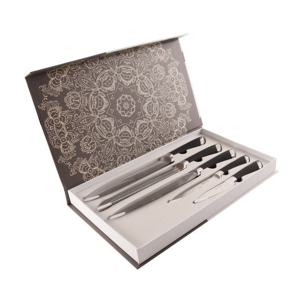 Set di 5 coltelli da cucina in acciaio inox Motion - Orion-image-1