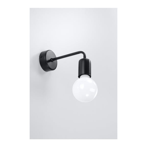 Lampada da parete nera Donato - Sollux-image-1