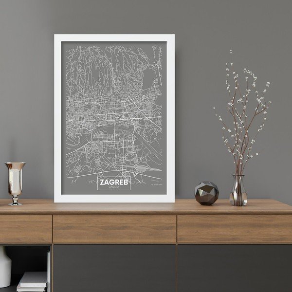 Dipinto 40x55 cm Zagreb – Wallity-image-1