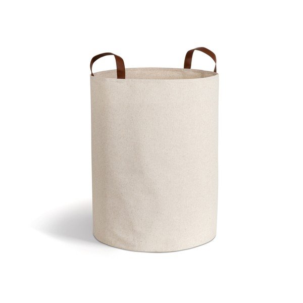 Cesta per il bucato beige in tessuto 69 l Soft Storage – Bigso