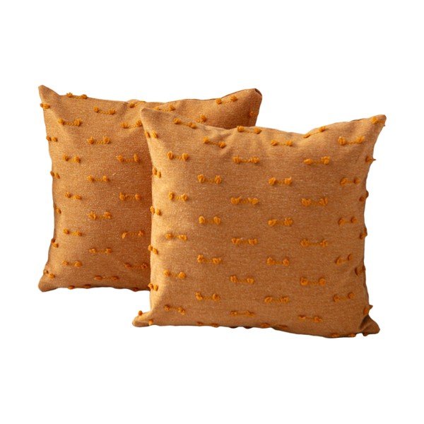 Federe decorative in set 2 pz 43x43 cm Tuffet – Mioli Decor