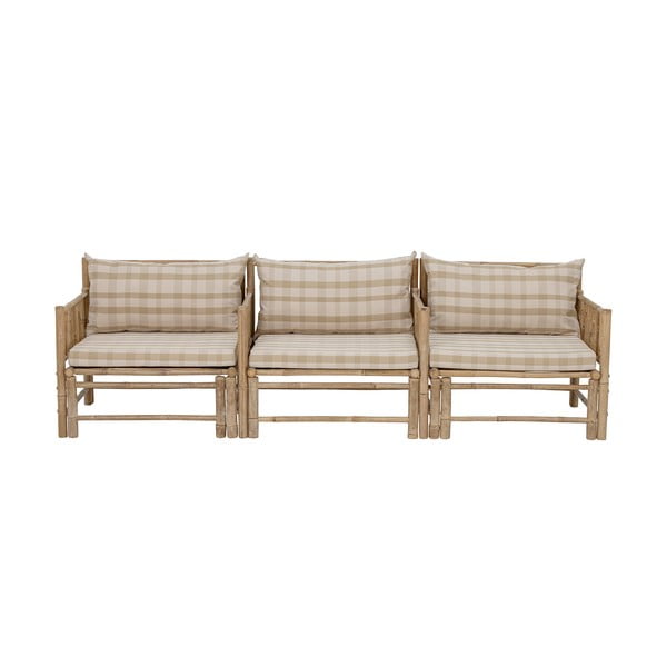 Sedia da giardino in bambù in colore naturale Korfu - Bloomingville-image-4