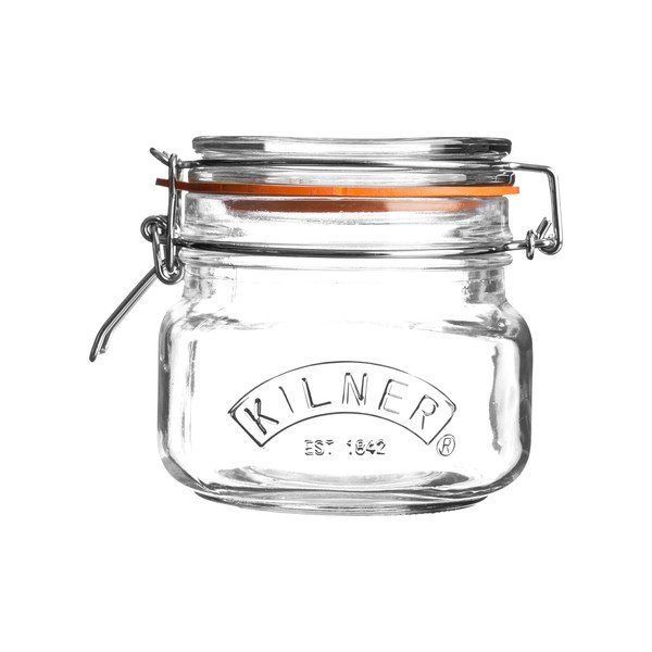 Zavařovací sklenice s klipem Kilner hranatá, 0,5l-image-1