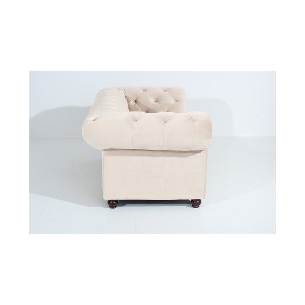 Divano crema Orleans Velvet, 196 cm - Max Winzer-image-4