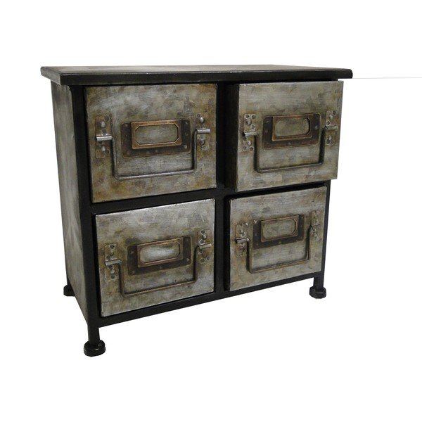 Cassettiera piccola con 4 cassetti Factory Spirit - Antic Line