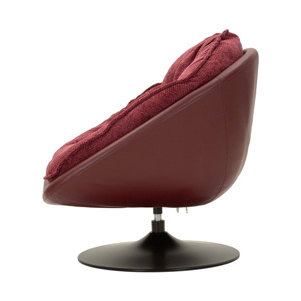 Poltrona burgundy girevole Retro Style – Mauro Ferretti-image-4