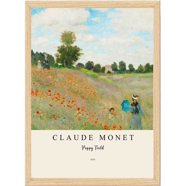 Poster in cornice 55x75 cm Claude Monet - Wallity