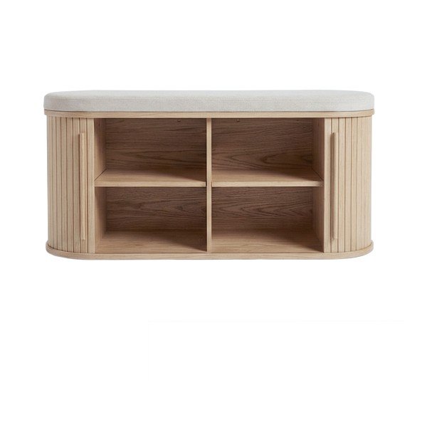 Panchina di colore naturale in imbottito Meta – Unique Furniture-image-1