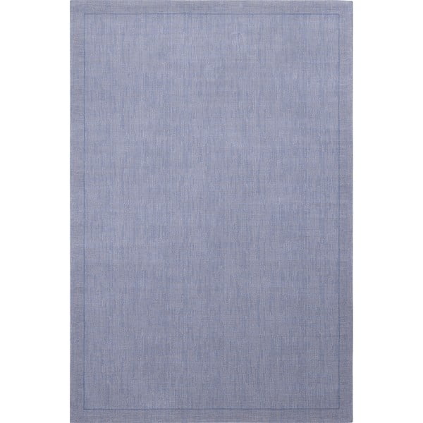 Tappeto in lana blu 133x180 cm Linea - Agnella