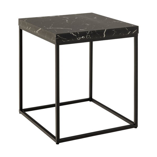 Tavolino con piano in marmo 40x40 cm Barossa - Actona-image-2