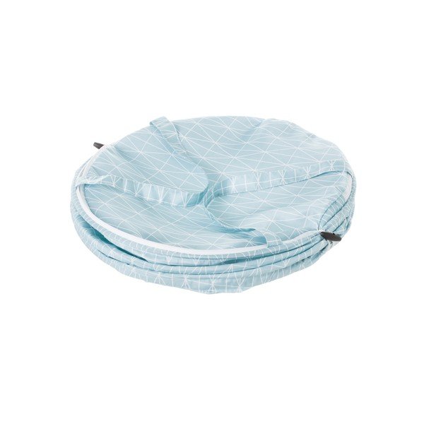 Cesto portabiancheria blu Unimasa Bobby, Ø 40 cm - Casa Selección-image-1