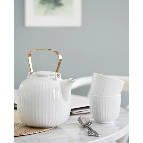 Tazza Hammershoi in porcellana bianca, 200 ml Hammershøi - Kähler Design-image-1
