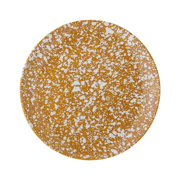 Piatto da dessert in gres arancione e bianco, ø 21 cm Carmel - Bloomingville
