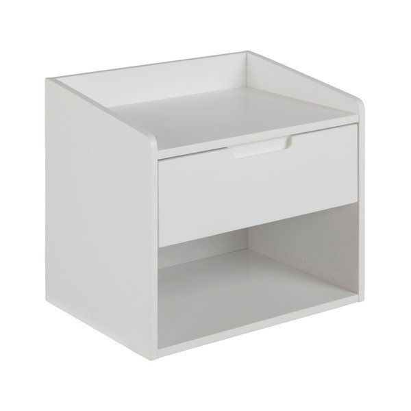 Comodino bianco con 1 cassetto Dimeo - Actona-image-2