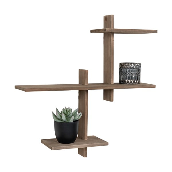 Scaffale a castello in legno di pino in colore naturale Gavi - House Nordic-image-4