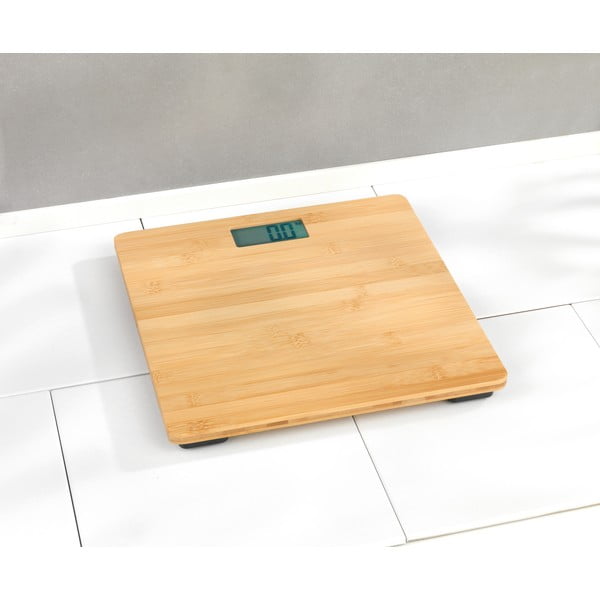Bilancia digitale personale in bambù Bambusa - Wenko-image-1