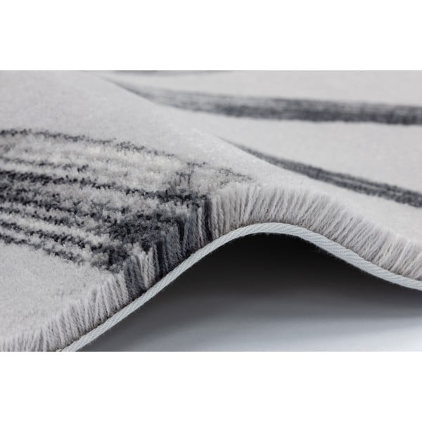 Tappeto in lana grigio chiaro 240x340 cm Talwin - Agnella-image-1