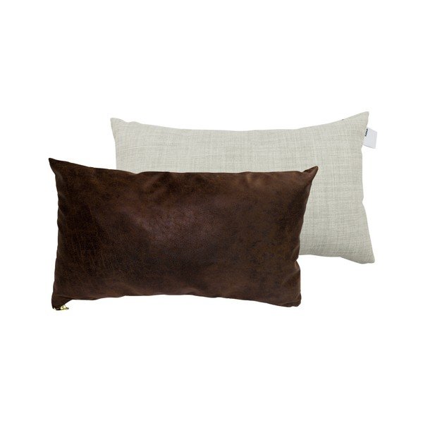 Sada 2 polštářů s výplní Karup Deco Cushion Mocca/Light Grey, 45  x  25  cm