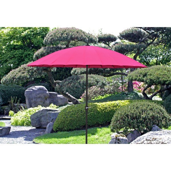 Ombrellone rosa ø 255 cm - Garden Pleasure-image-1
