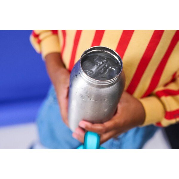 Thermos da bambini rosa/argentato in metallo 500 ml Campus – Mepal-image-3