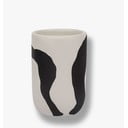 Tazza in ceramica bianca e nera per spazzolini da denti Icon - Mette Ditmer Denmark