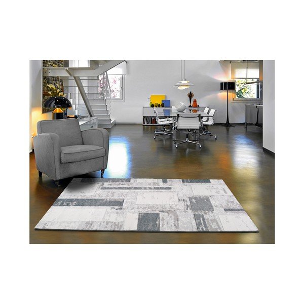 Tappeto grigio Hannuro, 80 x 150 cm - Universal-image-2
