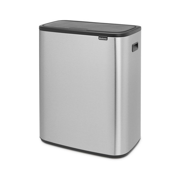 Bidone in acciaio touch per raccolta differenziata in argento opaco 60 l Bo Touch Bin - Brabantia-image-4