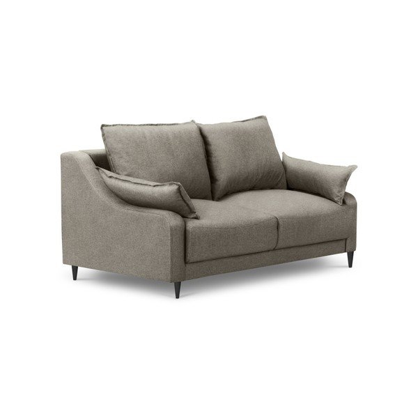 Divano Ancolie marrone e beige, 150 cm - Mazzini Sofas-image-2