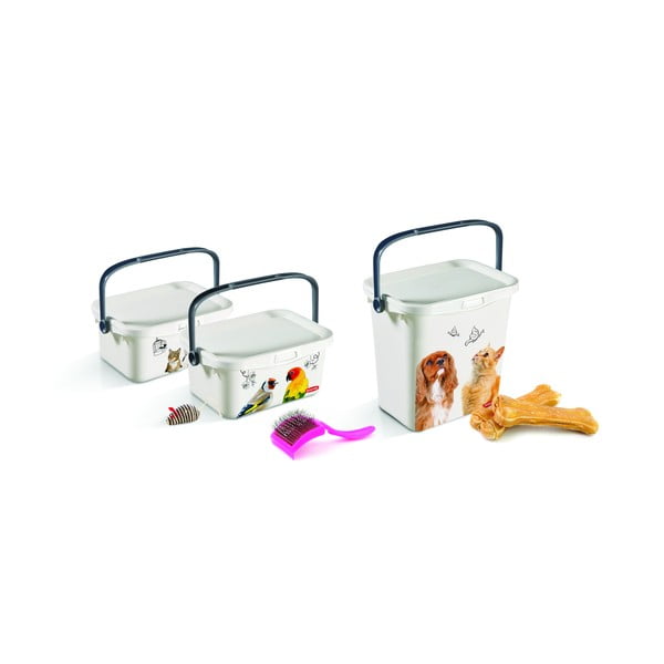 Scatola multiuso bianca con coperchio , 6 l - Curver-image-2