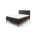 Letto boxspring color antracite 180x200 cm Stockholm – Meise Möbel