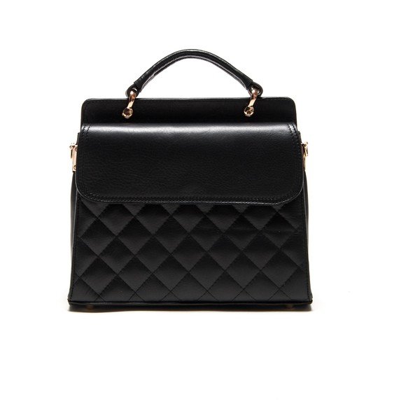 Kožená kabelka Luisa Vanini 2069 Nero-image-2