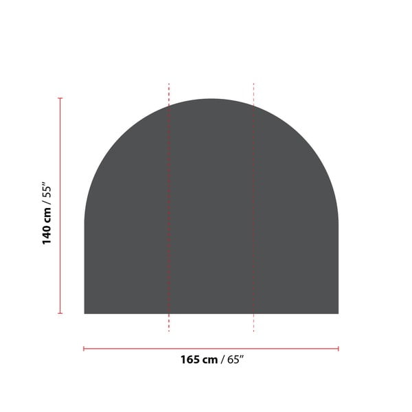 Adesivo da parete 165x140 cm Storm Gray - Ambiance-image-1