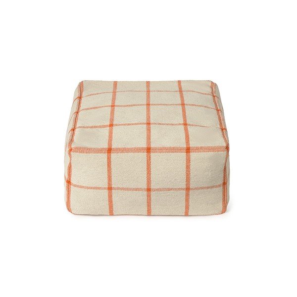 Poggiapiedi color crema Geo Block – Lorena Canals-image-3