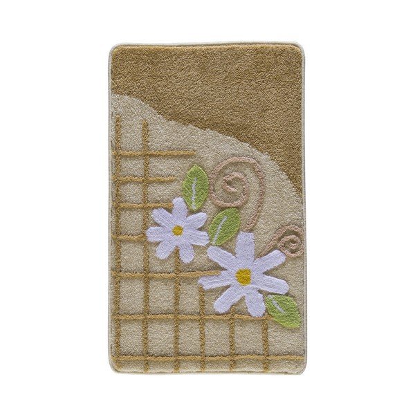 Koupelnová předložka Confetti Bathmats Knidos Beige, 60 x 100 cm-image-1