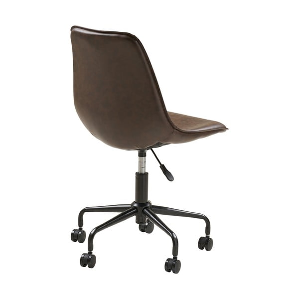 Sedia da ufficio marrone scuro Monaco – House Nordic-image-4