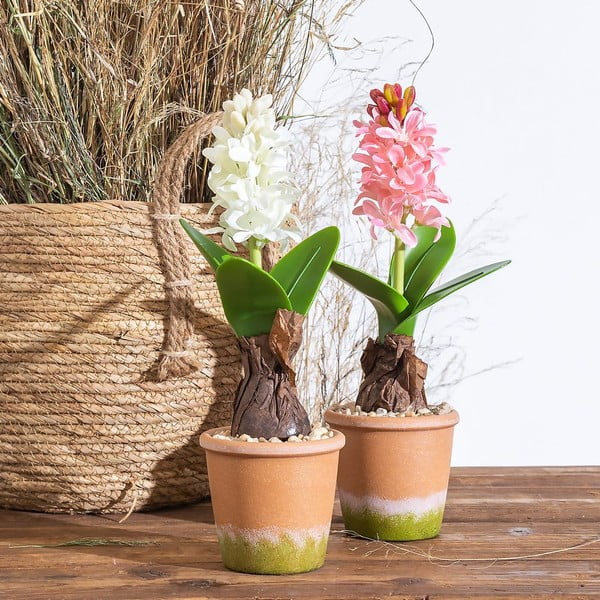 Pianta artificiale (altezza 29 cm) Hyacinth - Ixia-image-1