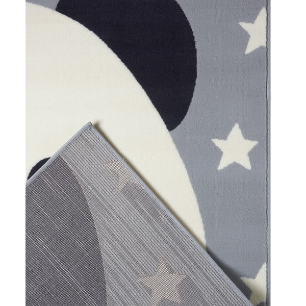 Tappeto grigio per bambini 150x80 cm Panda Pebbles - Hanse Home-image-3