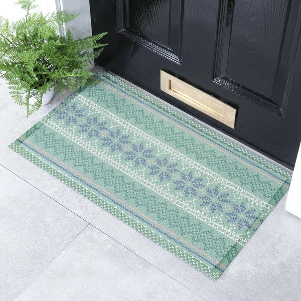 Zerbino in plastica riciclata 40x70 cm Fair Isle  – Artsy Doormats-image-1