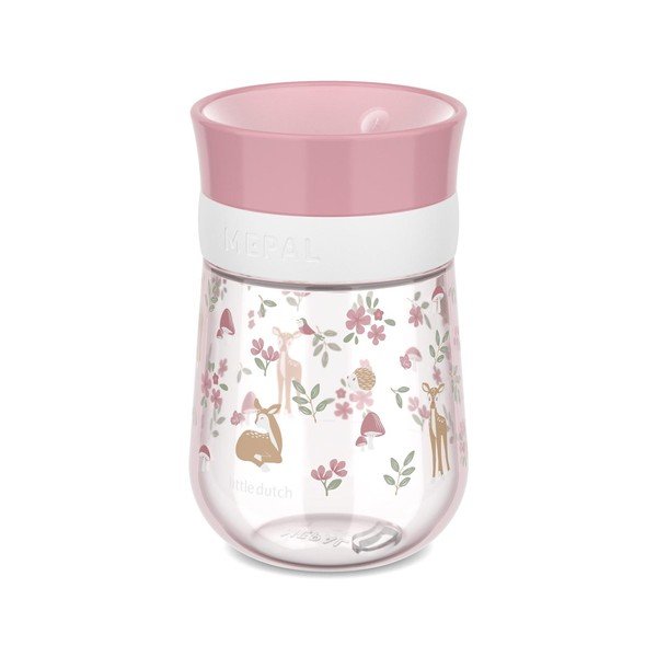 Tazza per bambini rosa chiaro in plastica 300 ml Fairy Garden – Mepal