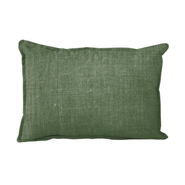 Cuscino decorativo verde Lino Moss, 35 x 50 cm - Really Nice Things