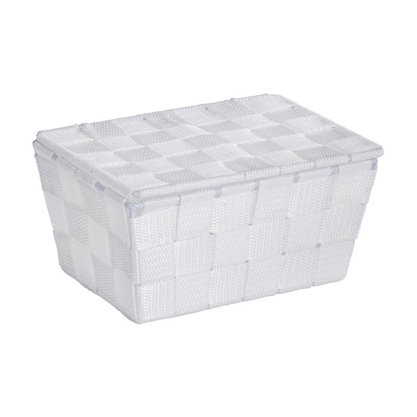 Cestino bianco con coperchio Adria - Wenko-image-1