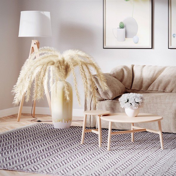 Erba finta 3 pz (altezza totale 125 cm) Delhi – Restilo-image-1