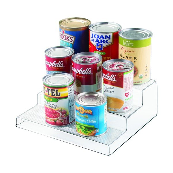 Supporto da cucina trasparente a 3 livelli , 22 x 25,5 cm Linus - iDesign-image-2
