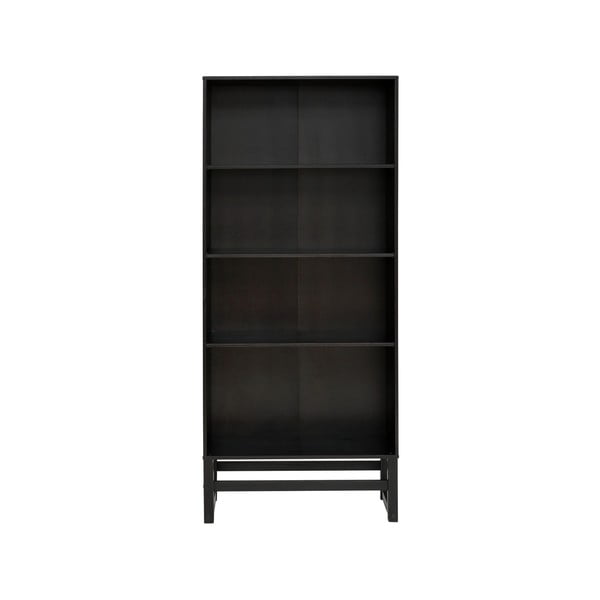 Libreria in legno di pino nero 75x175 cm Jolene - Støraa