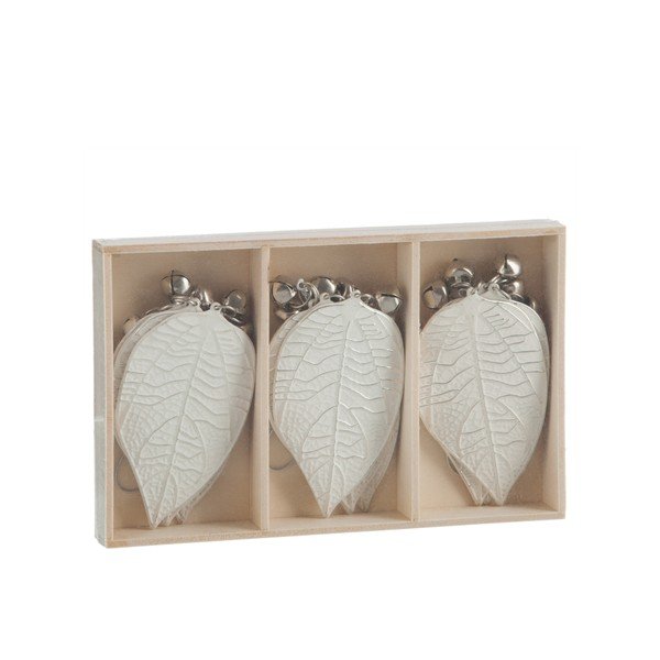 Ornamenti natalizi in vetro in set da 9 pezzi - J-Line-image-1