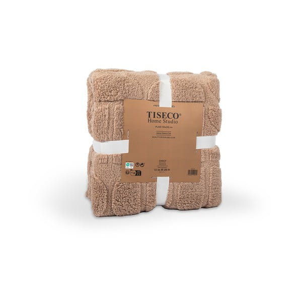 Coperta marrone in micropile 150x200 cm Rena – Tiseco Home Studio-image-2