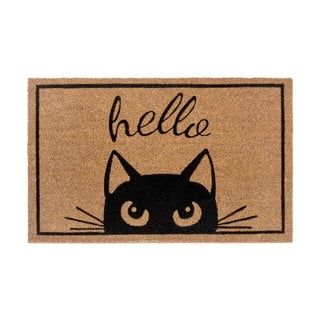 Zerbino Rex London Nine Lives In Fibra Di Cocco Con Stampa Gatto, Antiscivolo 73x43 Cm - 6